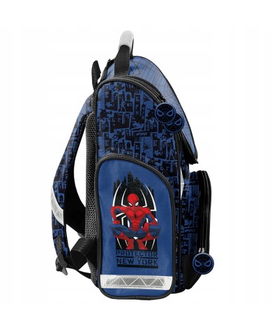 Tornister z boczną kieszenią na zamek SPIDERMAN PASO