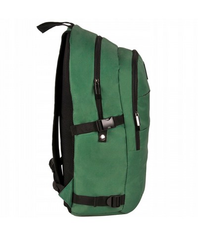 Duży plecak na studia do pracy ZIELONY PASO