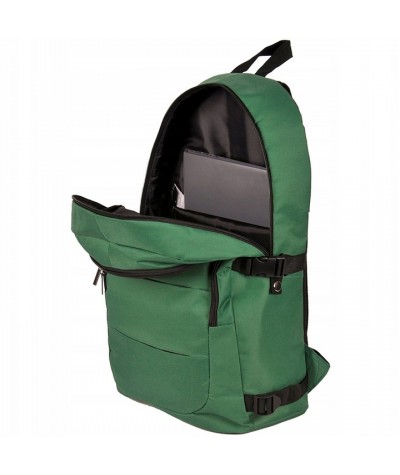 Plecak z komorą na laptopa PASO ZIELONY