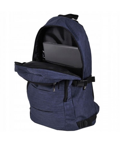 Granatowy PLECAK męski na laptop PASO