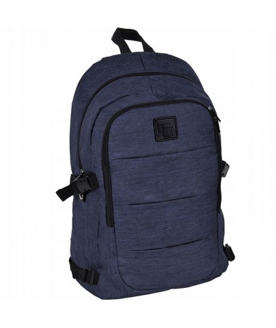 Ciemny plecak na studia do pracy PASO PPNV-1080 granatowy