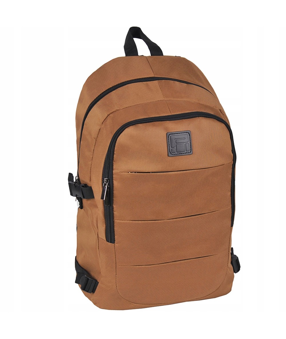 Tani plecak do pracy brązowy PASO