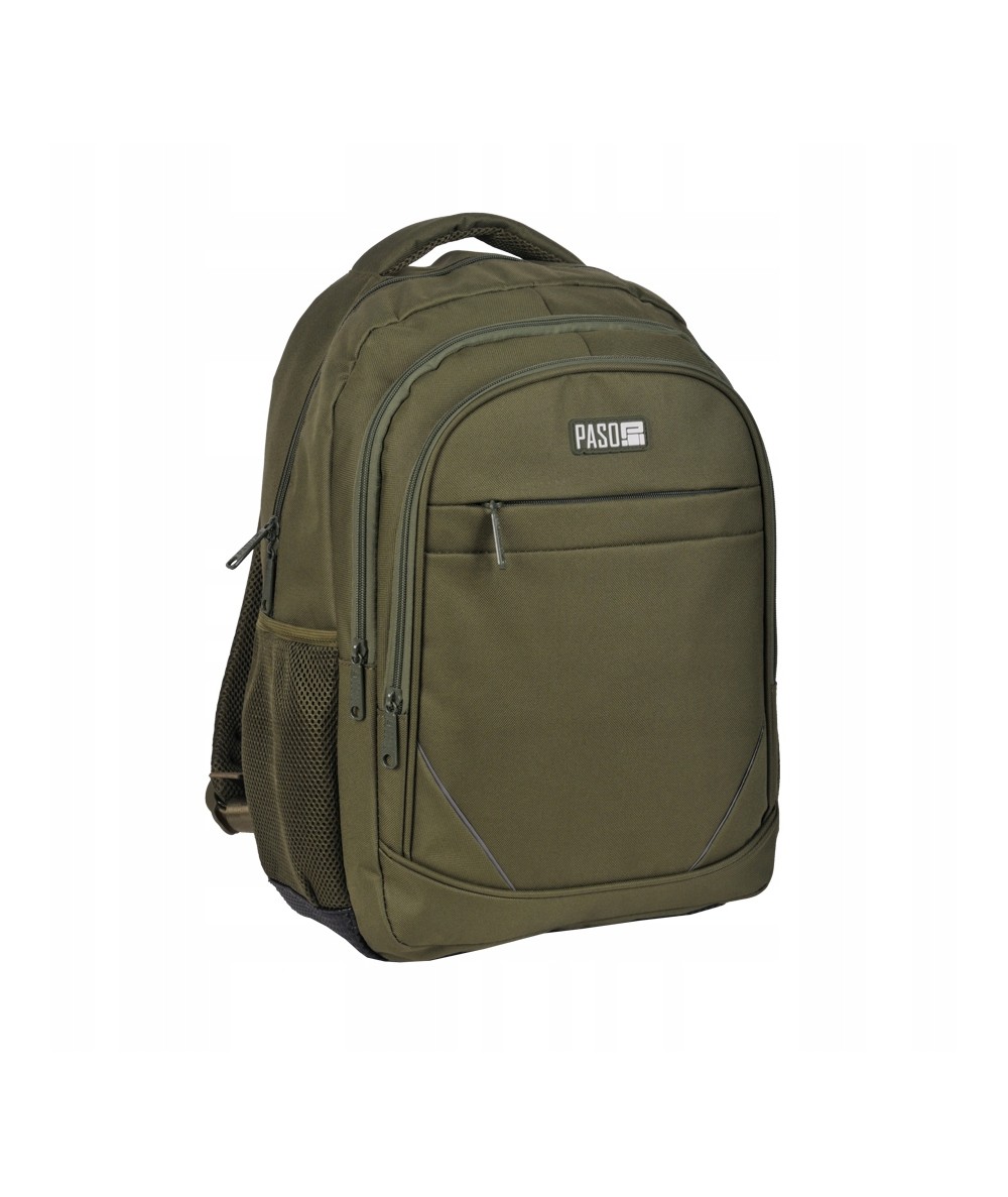Tani plecak do pracy PASO - KHAKI zielony model 7004