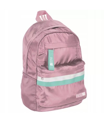 Lekki plecak dla nastolatki r&oacute;żowy 1 komora PASO