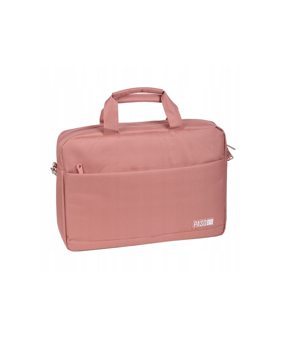 Stylowa torba na laptopa PASO małą r&oacute;żowa