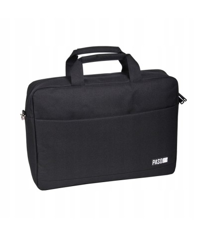 Minimalistyczna torba biznesowa PASO unisex na laptopa