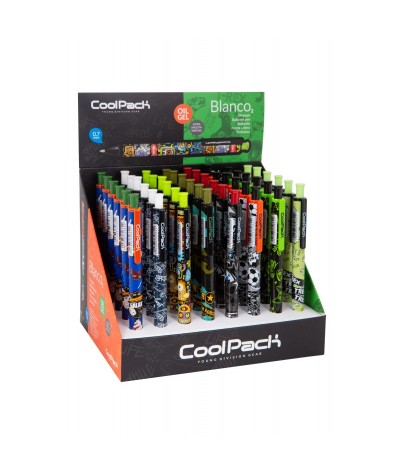 Długopis żelowy OIL GEL 0,7mm niebieski BLANCO TEEN BOYS 1szt. MIX chłopięcy COOLPACK