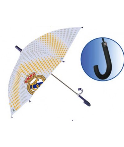 Parasol dla dziecka Real Madryt - PRZEZROCZYSTY parasolka dla chłopca
