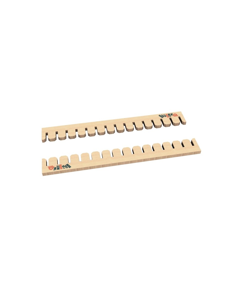 TrickLogic - Grzebień drewniany do układania ustawiania domino