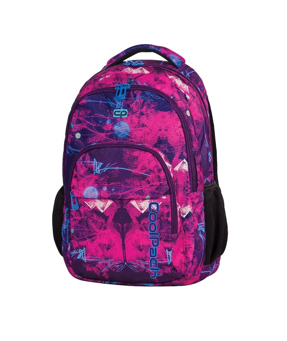 Plecak młodzieżowy CoolPack CP różowy i fioletowy deseń BASIC PURPLE DESERT 538