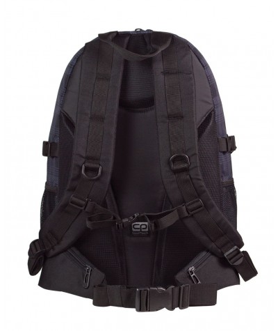 Plecak młodzieżowy CoolPack CP duży czarno - szary w kratkę - 3 przegordy GRAND DERBY 368