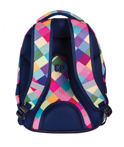 Plecak szkolny CoolPack CP pastelowe kolory w kratkę - kolorowy COLLEGE PATCHWORK 476