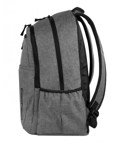 Plecak młodzieżowy na laptop CoolPack CP szary denim jeans MERCATOR SNOW GREY 594