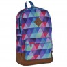 Plecak młodzieżowy w kolorowe trójkąty