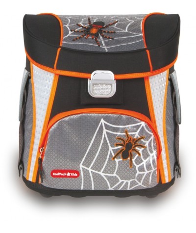 TORNISTER COOLPACK CP SPIDER  - SZARY Z PAJAKIEM