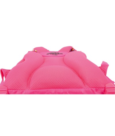 Tornister szkolny PREMIUM FLOWERS różowy i fioletowy w kwiaty i motyle 