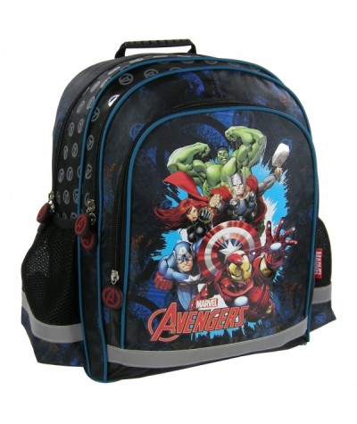 Plecak szkolny z Avengersami - czarny