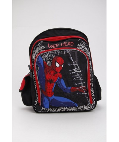 Plecak szkolny Spiderman - czarny z pajęczyną