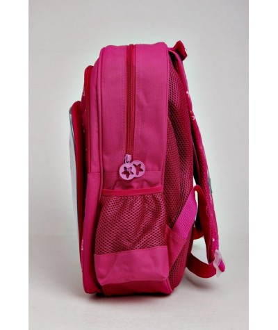 Plecak szkolny Rachael Hale - różowy z kotkiem