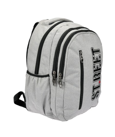 Plecak młodzieżowy 12 ST.REET szary MELANGE