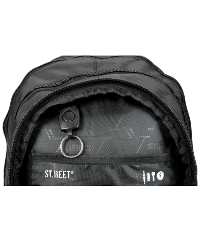 Plecak młodzieżowy 05 ST.REET czarny BLACK