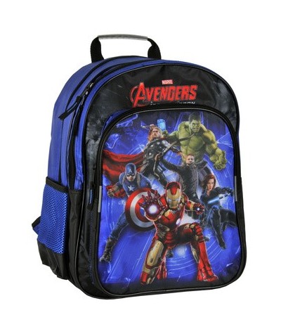 Plecak szkolny z Avengersami - niebieski