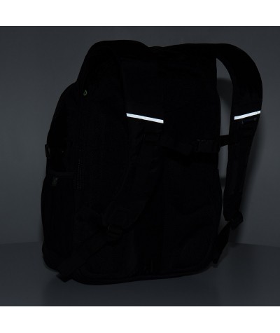 Plecak młodzieżowy na laptop Topgal czarny elegancki nylon tOP 160A