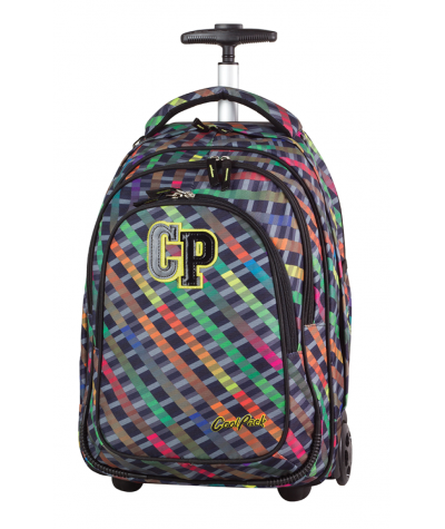 Plecak na kółkach CoolPack CP kolorowe paski TARGET RAINBOW STRIPES dla chłopca lub dla dziewczynki