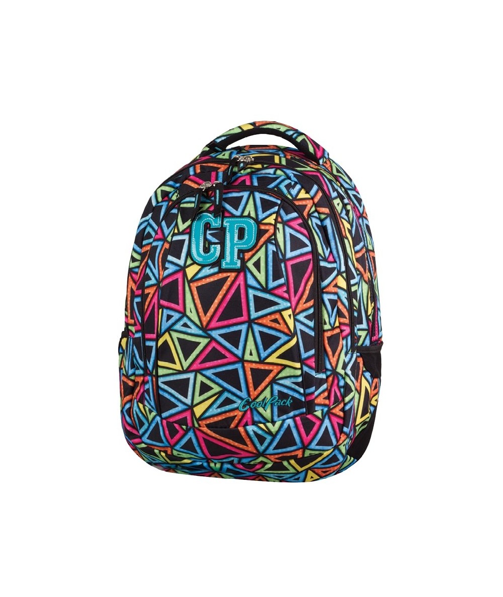 Plecak młodzieżowy CoolPack CP w kolorowe trójkąty 2w1 COMBO COLOR TRIANGLES 653 plecak dla dzieci, młodzieży, dla dziewczynki