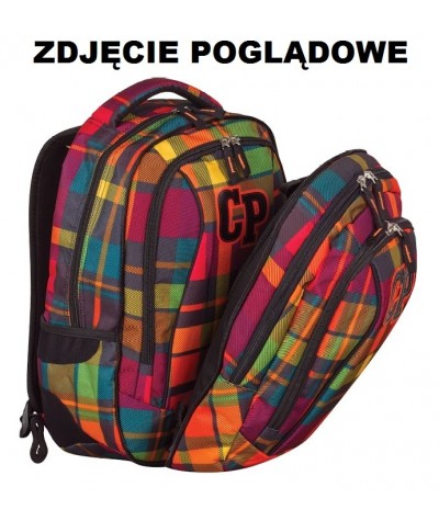 Plecak młodzieżowy CoolPack CP kolorowe paski - 2w1 COMBO RAINBOW STRIPES dla dziewczynki lub dla chłopca