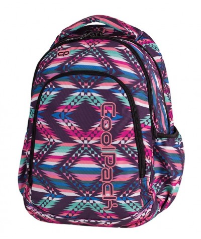 Plecak dla pierwszoklasisty, plecak do 1 klasy CoolPack CP PRIME PINK MEXICO 1065 aztecki plecak dla dziewczynki