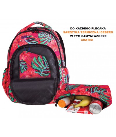Plecak do klas 1-3 CoolPack CP PRIME TIE DYE BLUE 1060 - czarny plecak szkolny w zygzaki dla chłopca