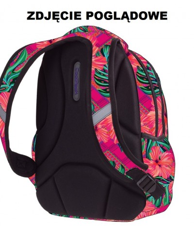 Plecak do klas 1-3 CoolPack CP PRIME TIE DYE BLUE 1060 - czarny plecak szkolny w zygzaki dla chłopca