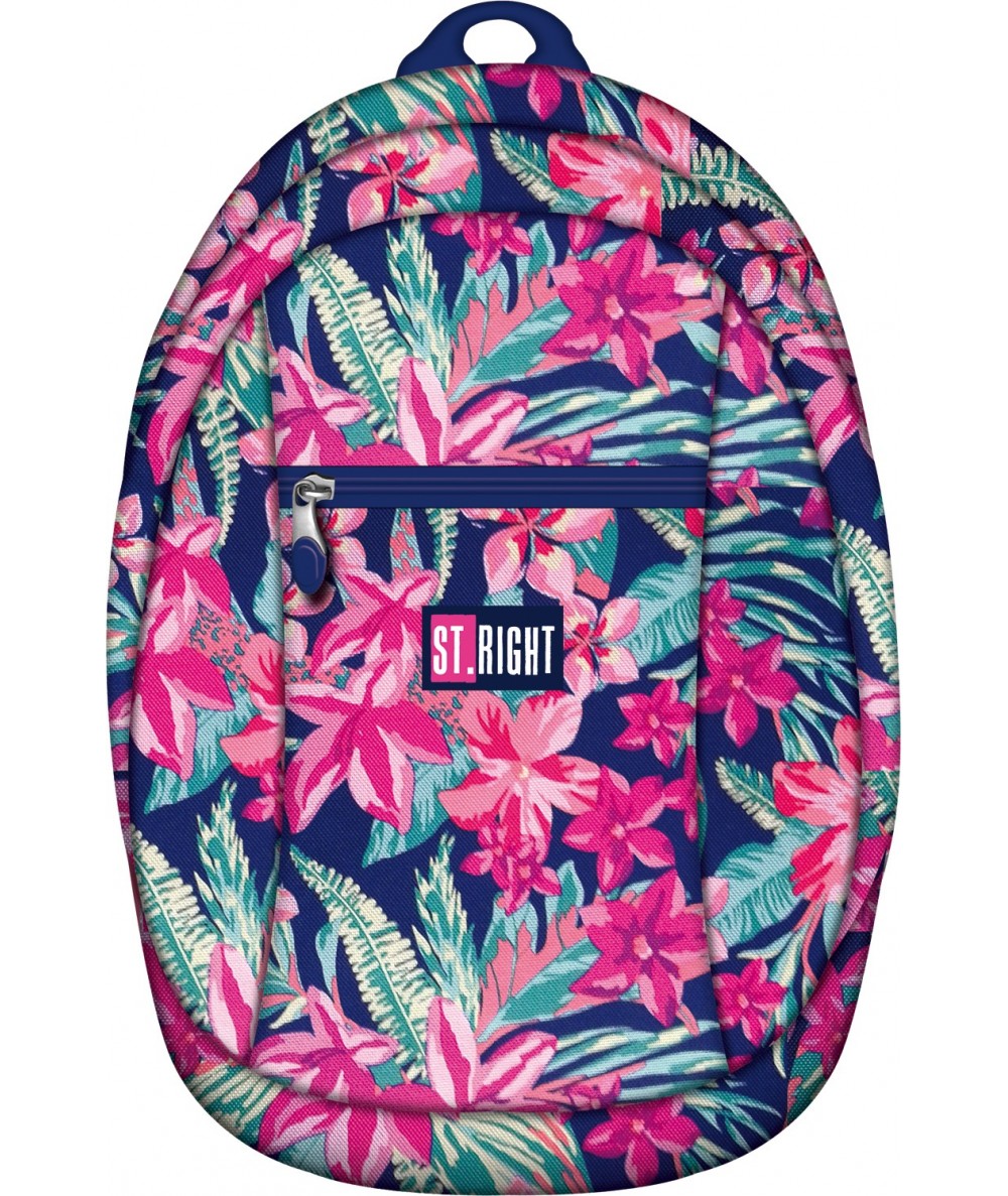 Plecak miejski, wycieczkowy 09 ST.RIGHT FLOWER POWER w kwiaty