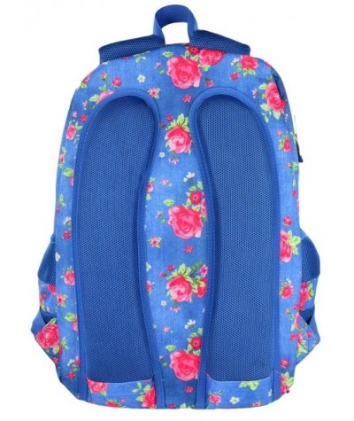 Plecak młodzieżowy 25 ST.RIGHT GARDEN niebieski w róże