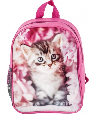 Plecaczek Rachael Hale z kotem, różowy do przedszkola dla dziewczynki