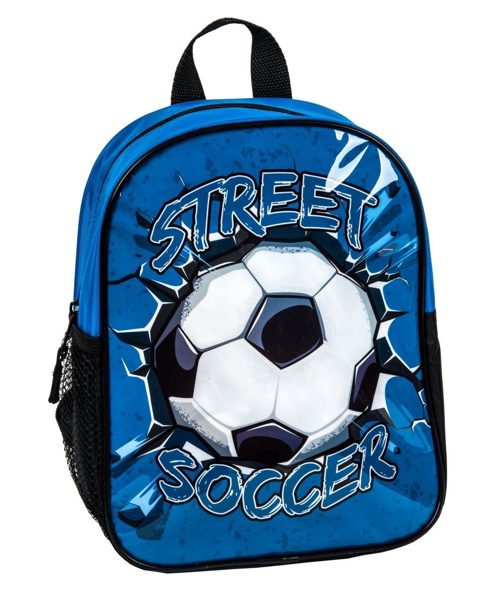 Plecaczek z piłką nożną niebieski do przedszkola