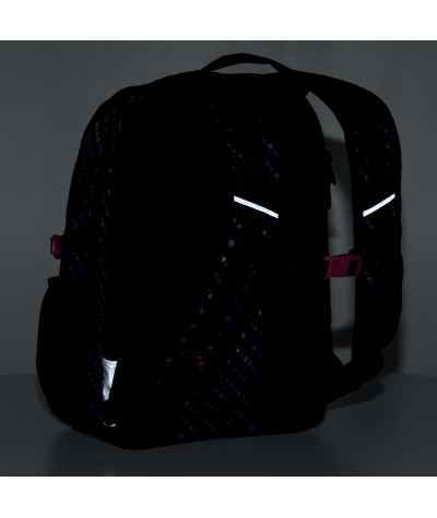 Plecak młodzieżowy Topgal dla chłopaka czarny w piksele HIT 884A