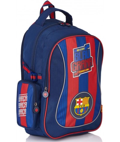 Plecak młodzieżowy FC Barcelona Blaugrana w paski dla chłopca