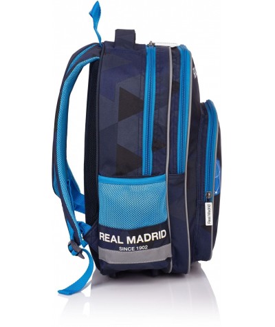 Plecak szkolny Real Madryt RM-71 do pierwszej klasy niebieski dla chłopca