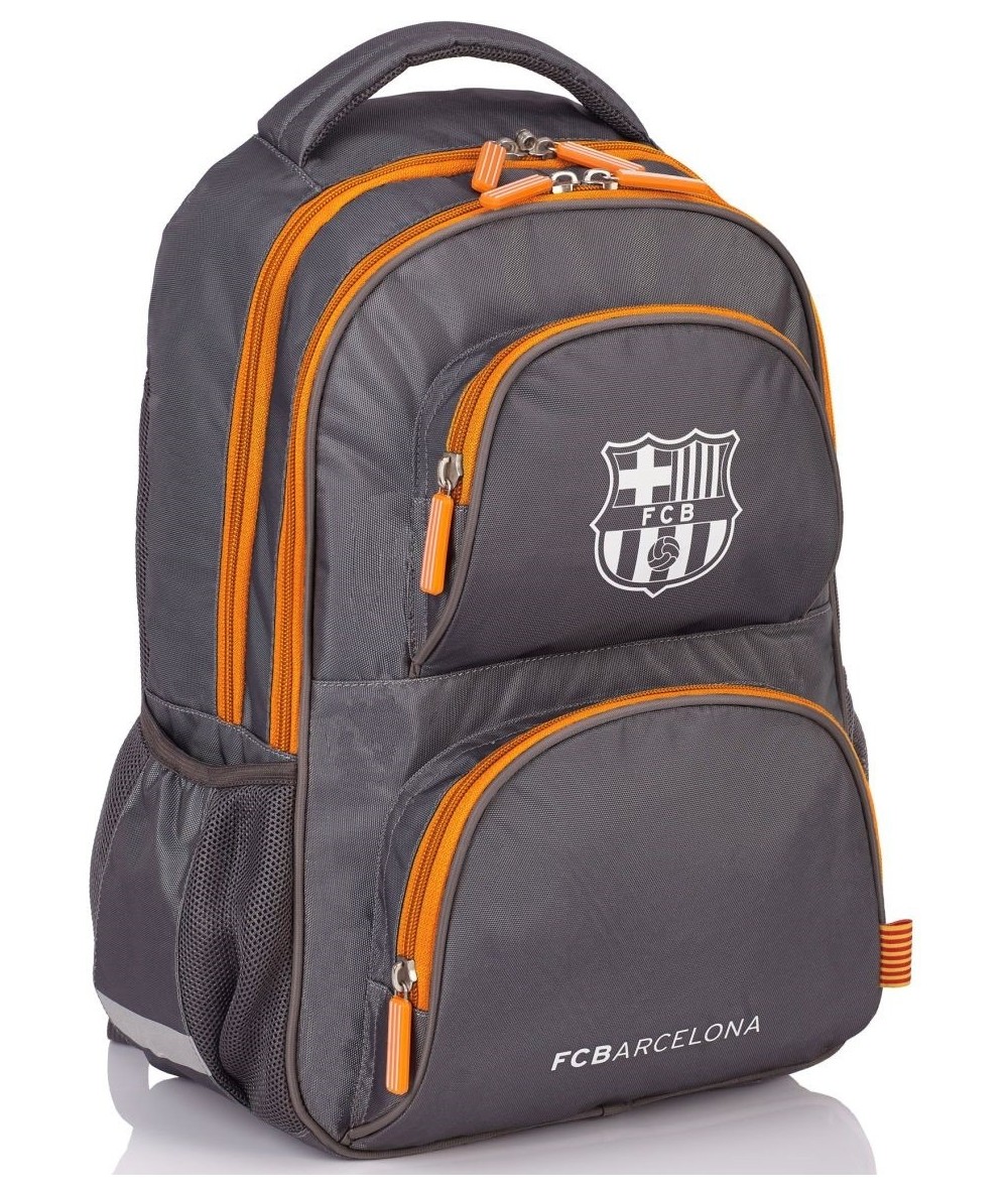 Plecak młodzieżowy FC Barcelona FC-148 srebrny
