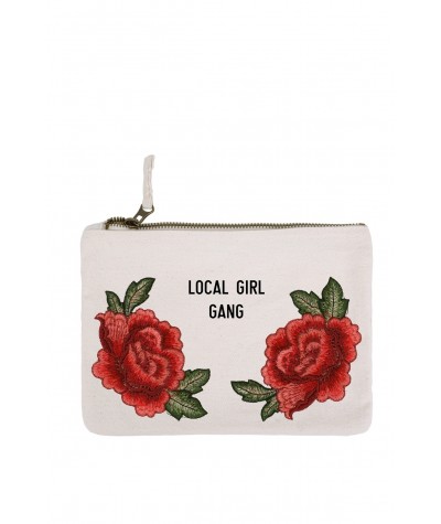 Biała kosmetyczka Roses Local Girl Gang