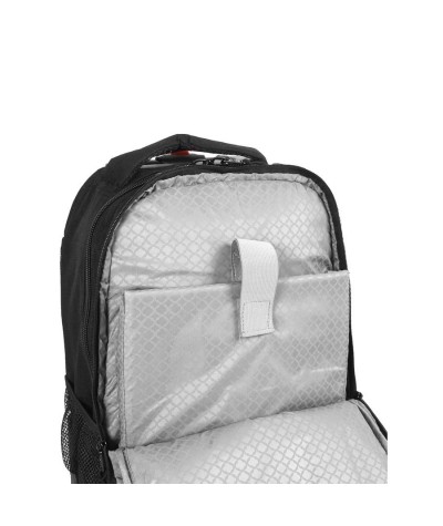 Plecak na kółkach JWorld Sundance Argyle Black - czarna walizka, plecak na kółkach, walizka czarna