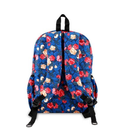 Plecak JWorld Campus Oz Vintage Rose - różany ogród - plecak w kwiaty, plecak w róże, plecak vintage dla dziewczyny