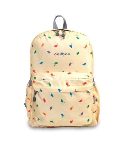 Plecak JWorld Campus Oz Tweet - ptaszki - modny plecak dla dziewczyny, fajny plecak dla dziewczyny, plecak na lato