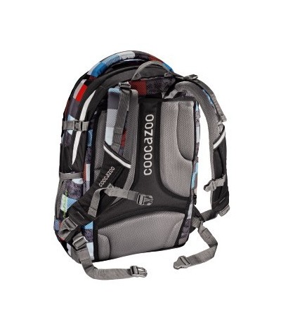 Plecak szkolny Checkmate Blue Red Coocazoo Jobjobber 2 niebiesko-czerwona szachownica - nowy wymiar plecak&oacute;w szkolnych