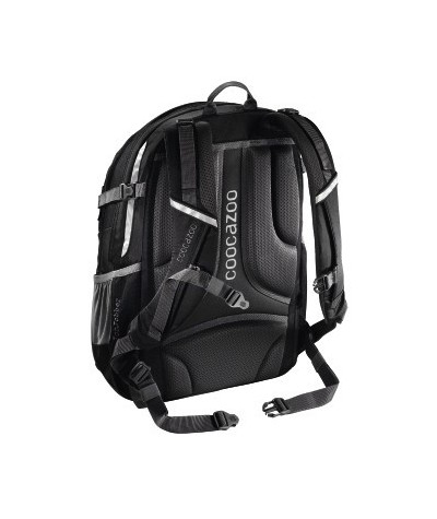 Plecak szkolny SOLID Watchman - Coocazoo JobJobber 2 - czarny - MatchPatch - czarny, zdrowy plecak najwyższej jakości