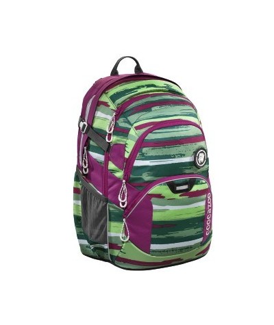Plecak szkolny Bartik - Coocazoo JobJobber 2 - zielony splot - modne plecaki najwyższej jakości, zdrowy plecak szkolny