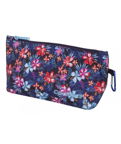 Plecak do klas 1-3 CoolPack CP PRIME TROPICAL BLUISH kwiecista łąką dla dziewczynki - plecak w kwiaty moda szkolna 2018 w zestaw