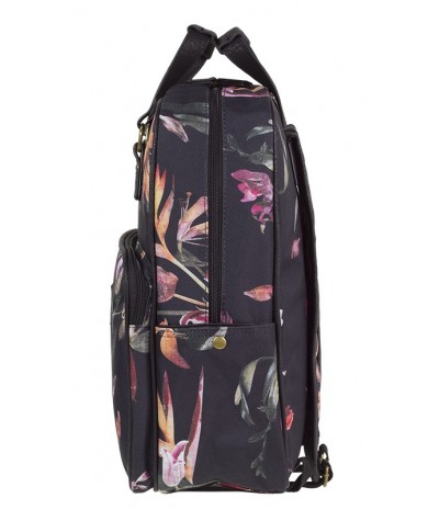 Plecak miejski CoolPack CP CUBIC LILIES wzór vintage, plecak jak torebka, kwiecisty wzór, plecak w kwiaty